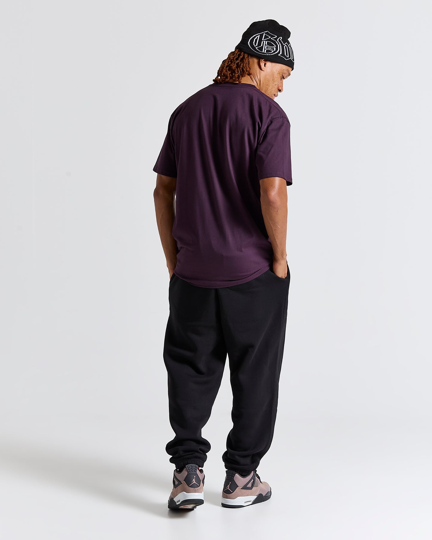 Chrome Signature Tee - Plum