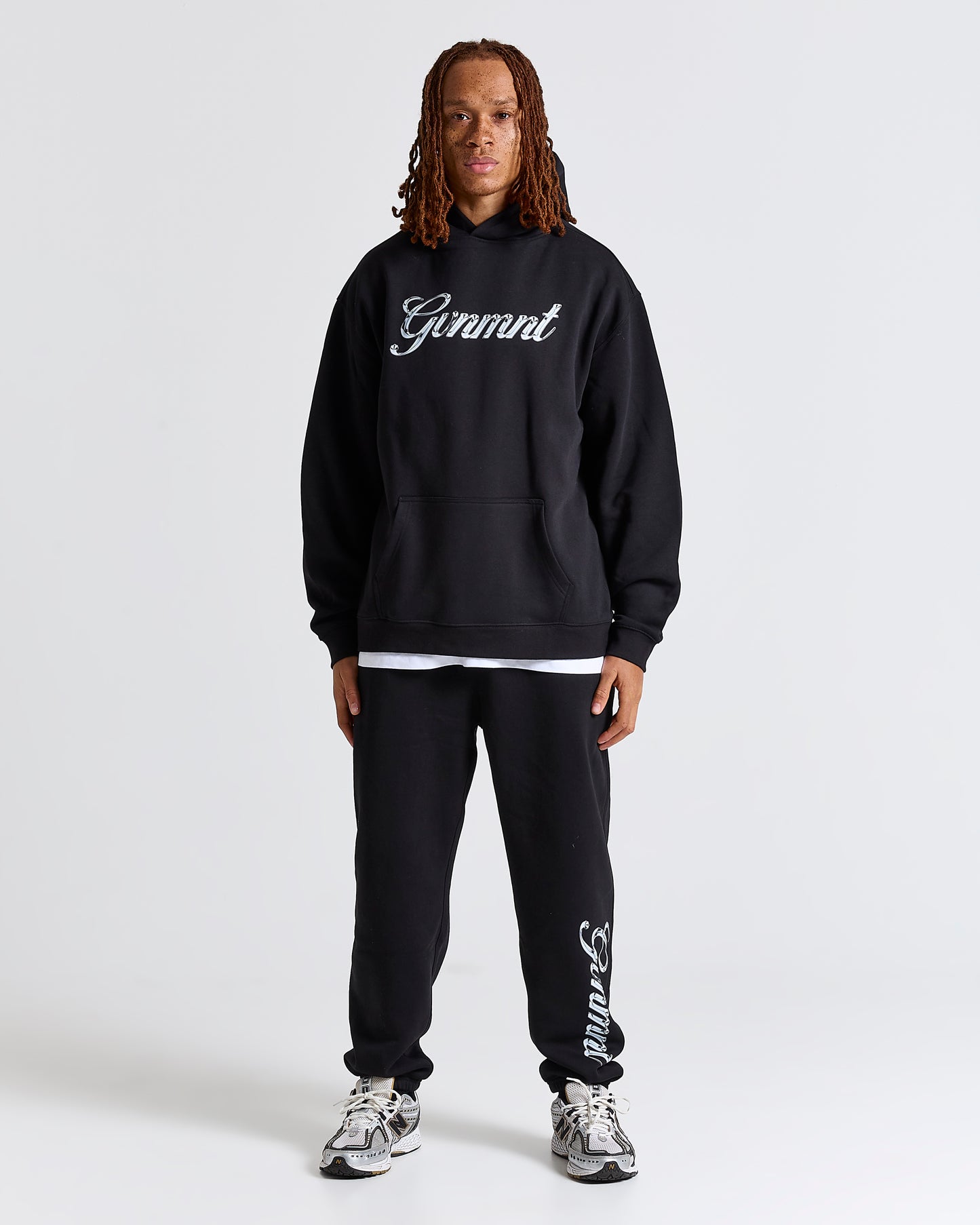 Chrome Signature Jog Bottoms - Black