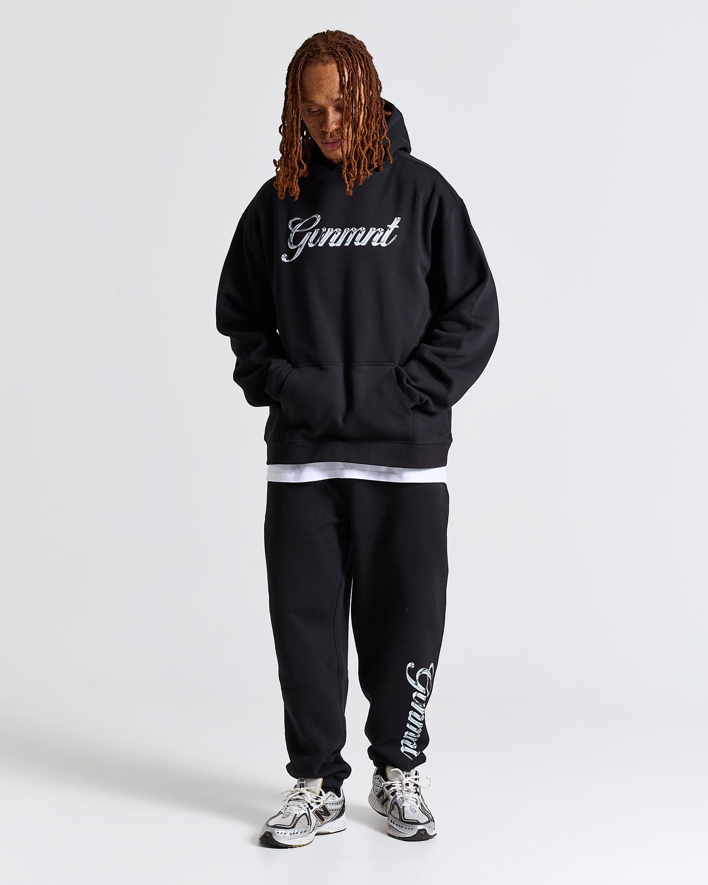 Chrome Signature Jog Bottoms - Black