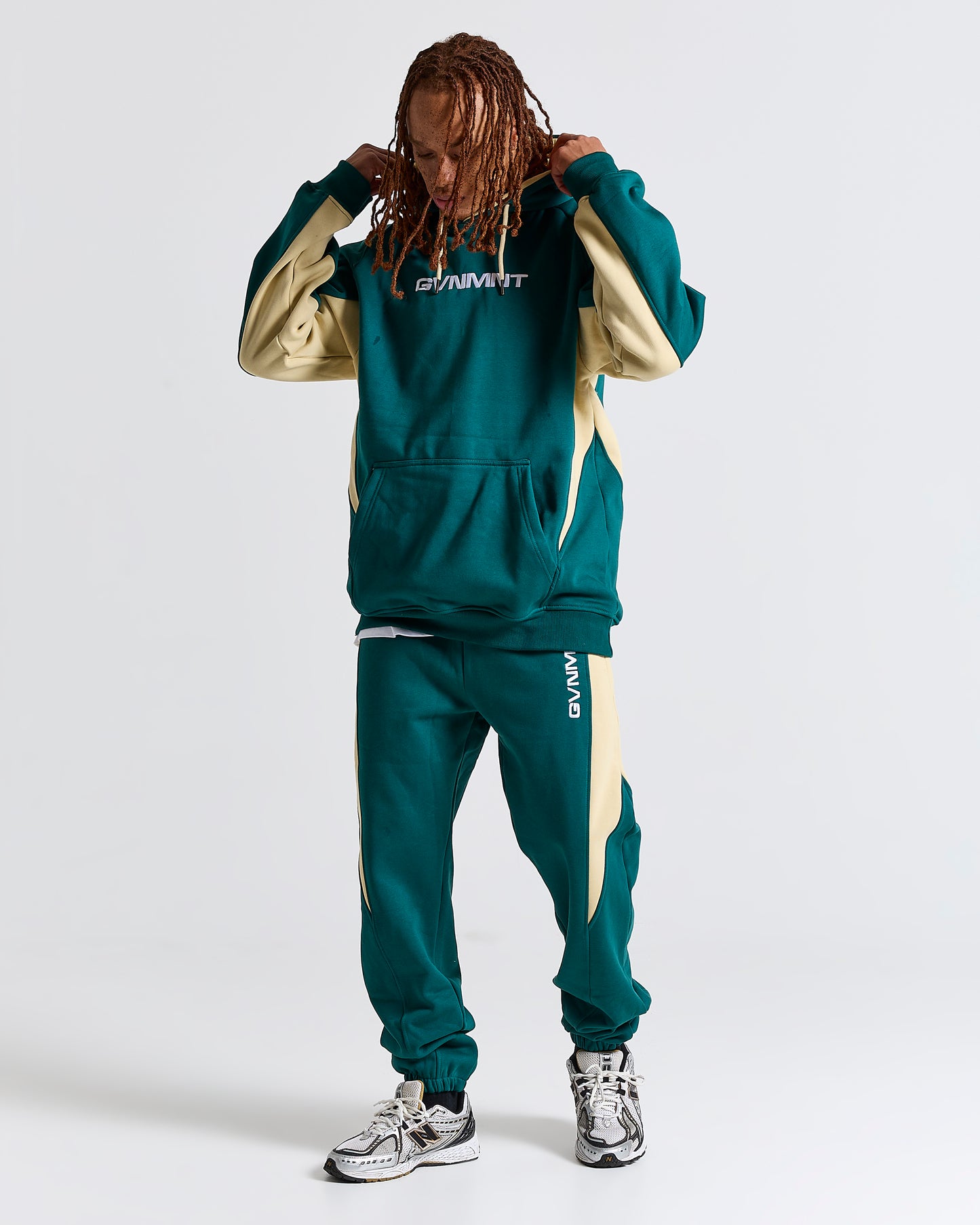 Seminal Hoodie - Green / Cream