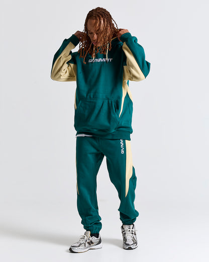 Seminal Hoodie - Green / Cream