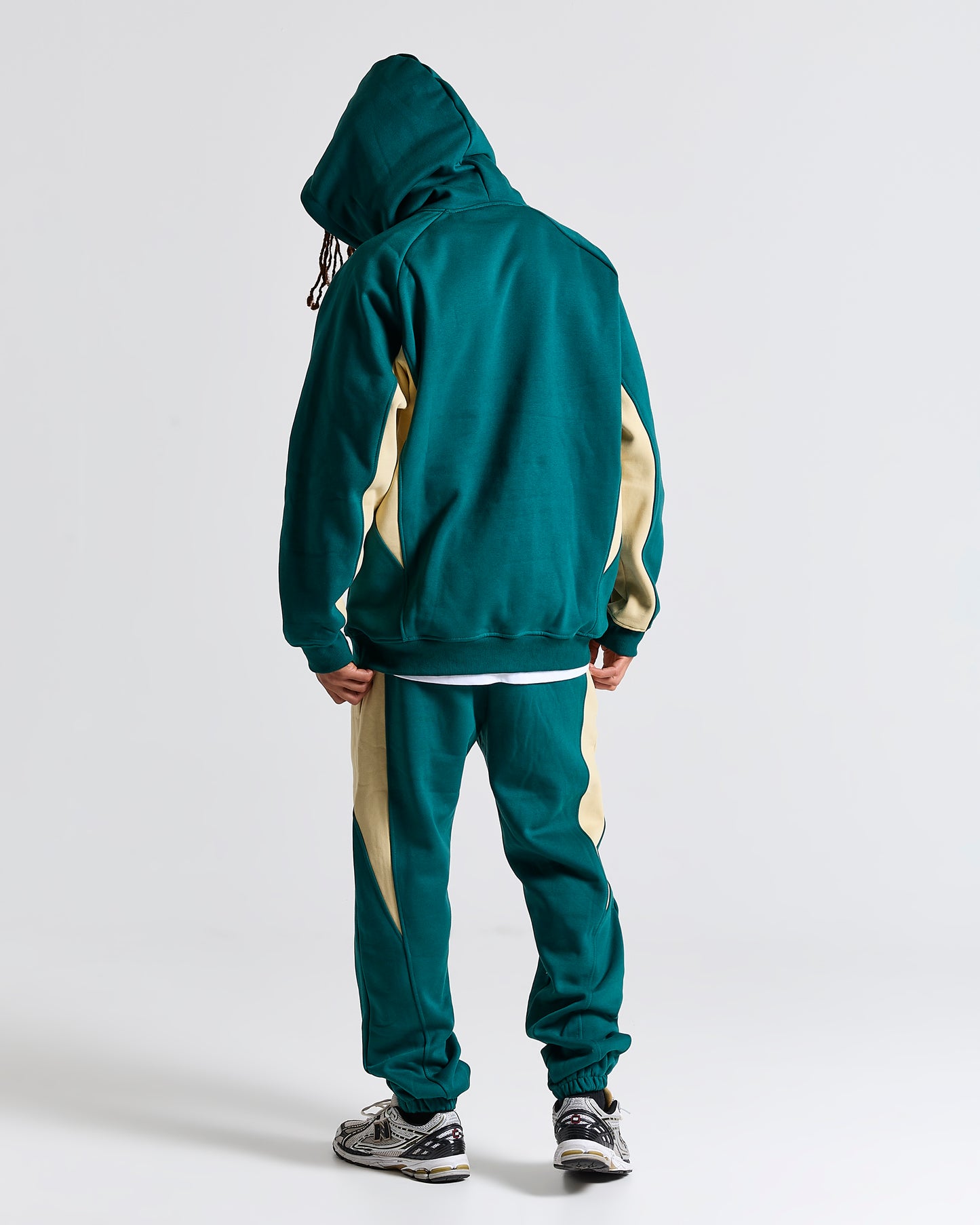 Seminal Hoodie - Green / Cream