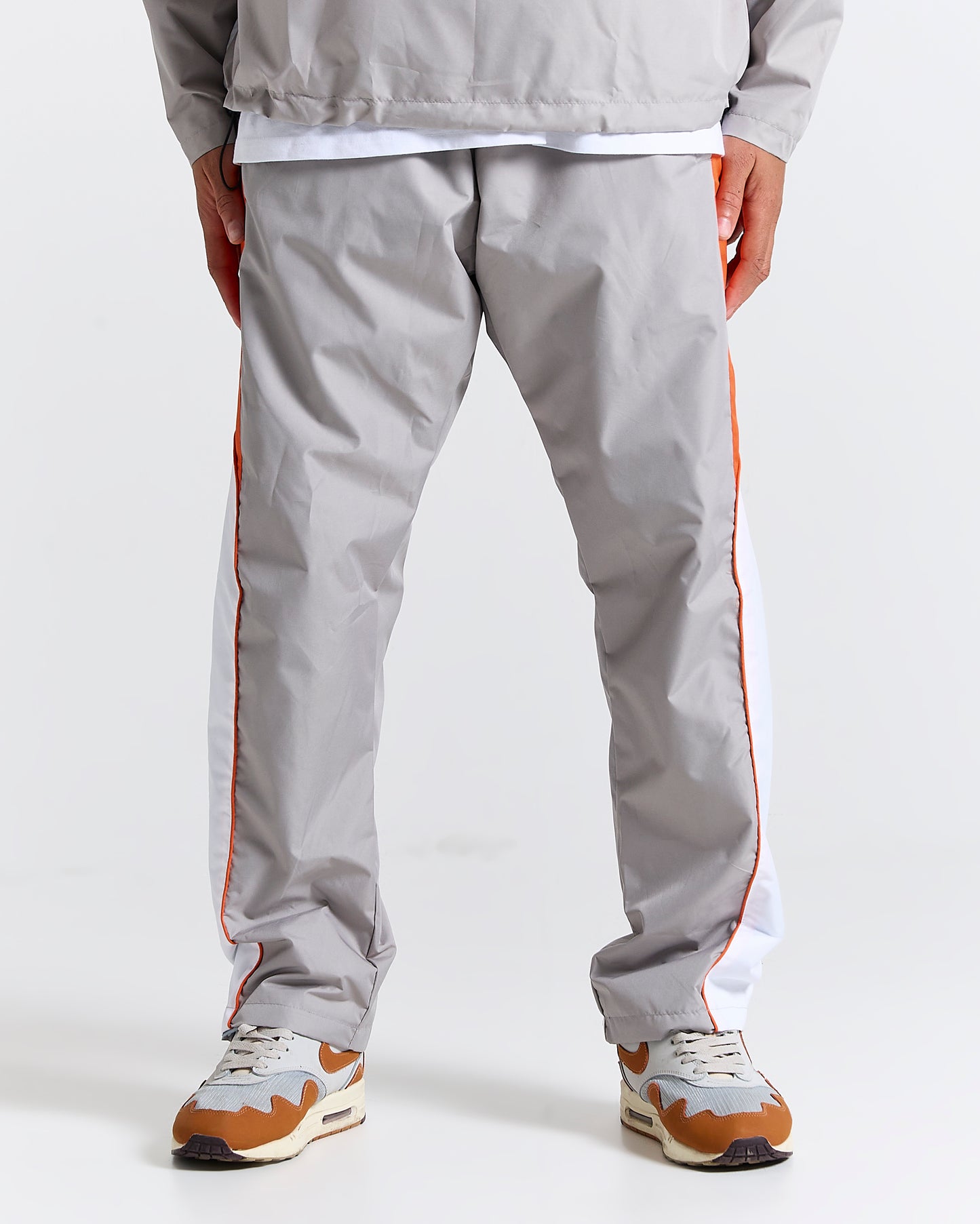 GVNMNT England Techsuit - Grey / Orange / White