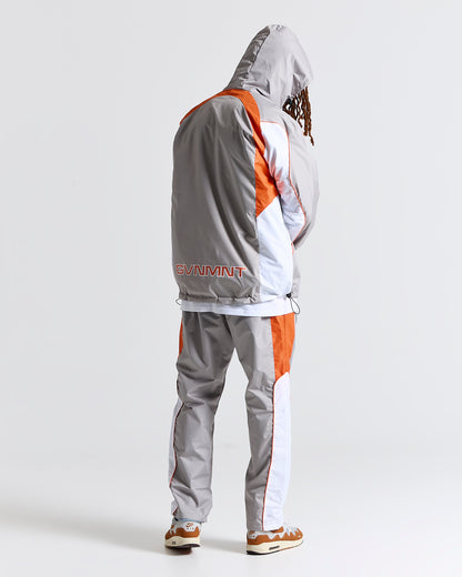 GVNMNT England Techsuit - Grey / Orange / White