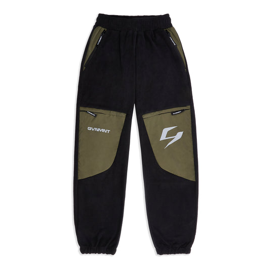 Sector Fleece Bottoms - Black / Olive