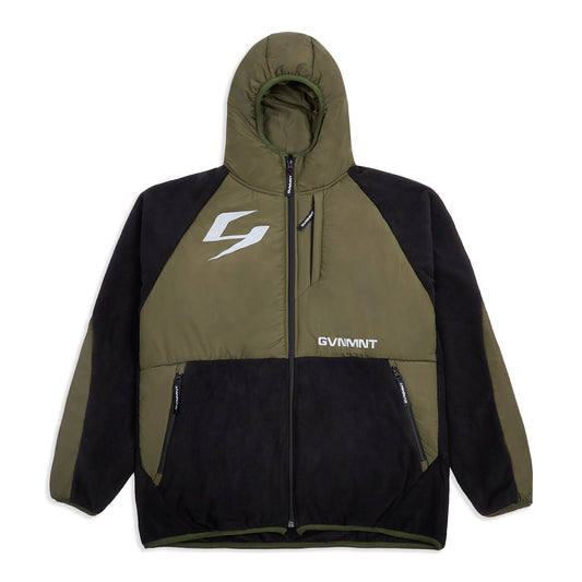 Sector Fleece Jacket - Olive / Black