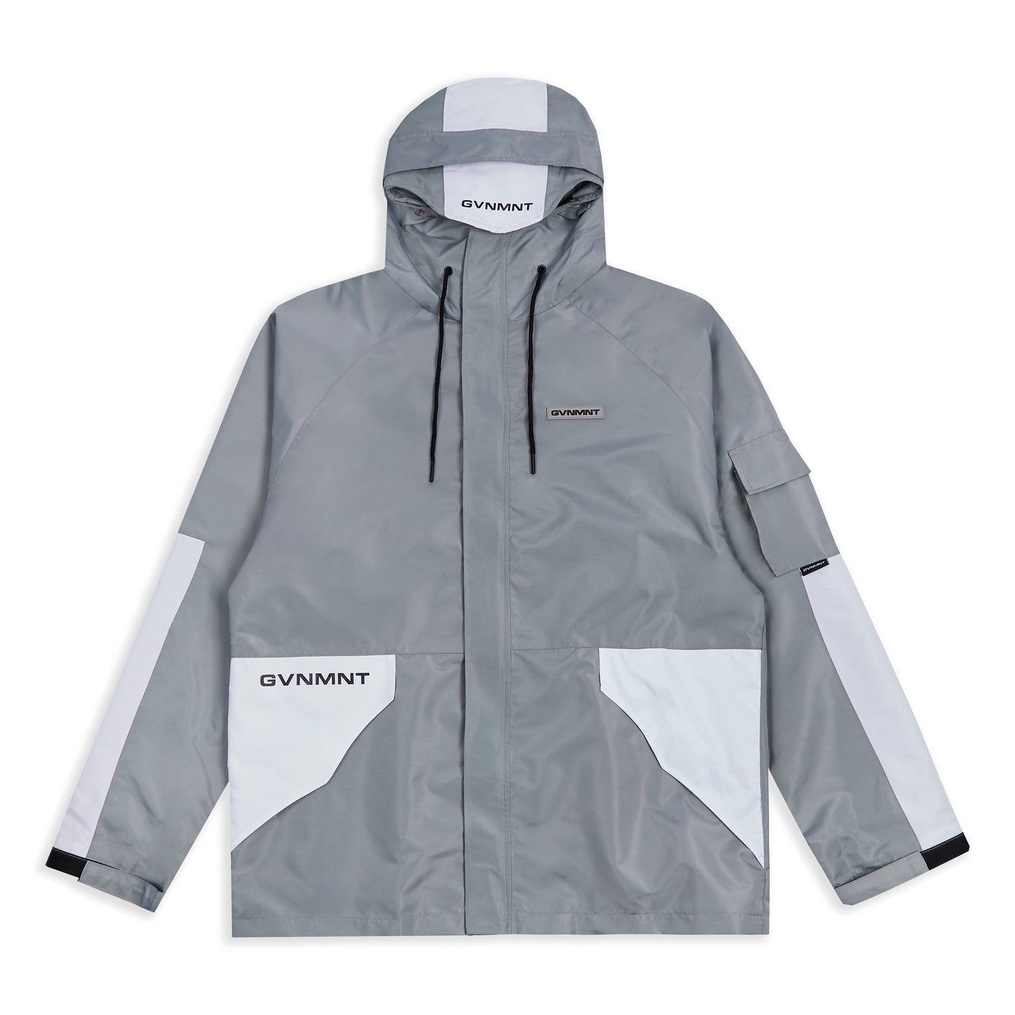 Frontline Hooded jacket - Grey / White