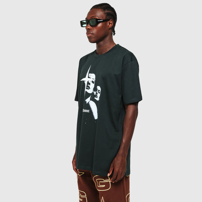 Two Face Tee - Dark Green