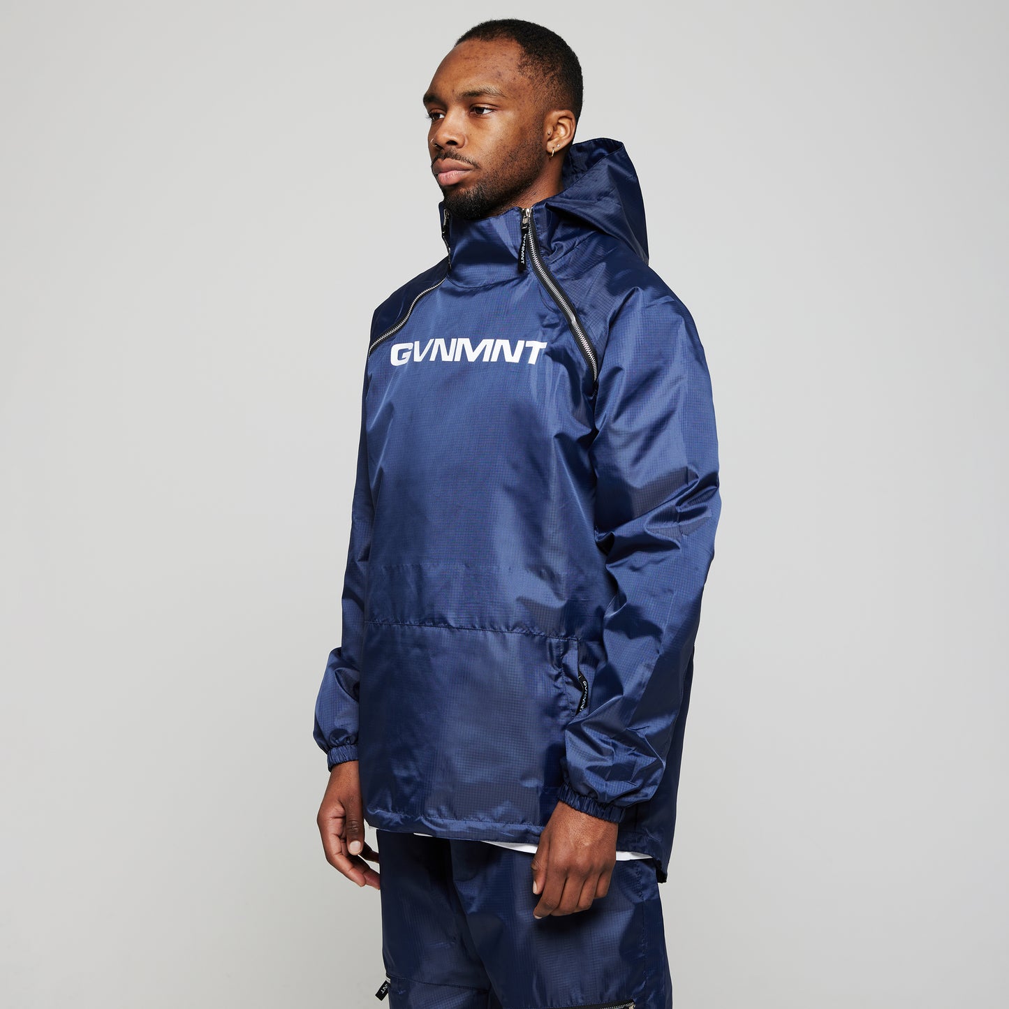 Collateral Hooded Jacket  - Navy
