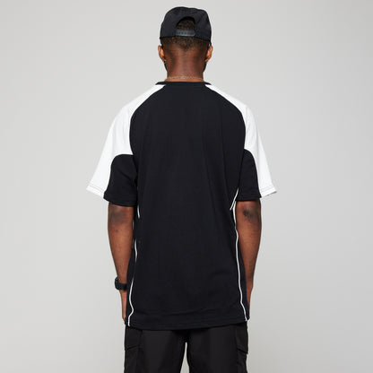 Racer Tee - Black / White