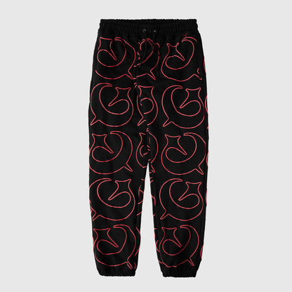 Foul Play Jog Pant - Black / Red