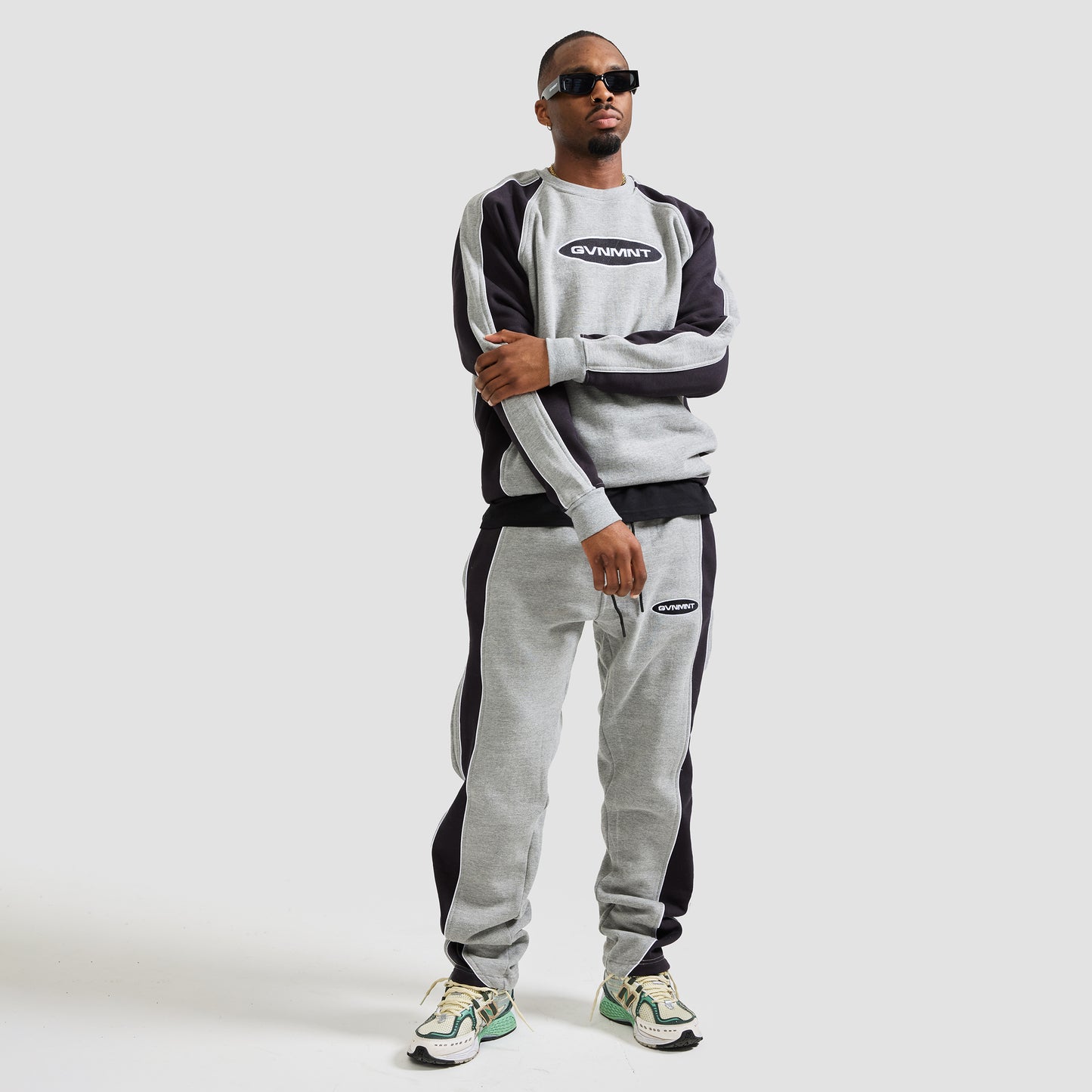 2TONE Panelled Trackpant