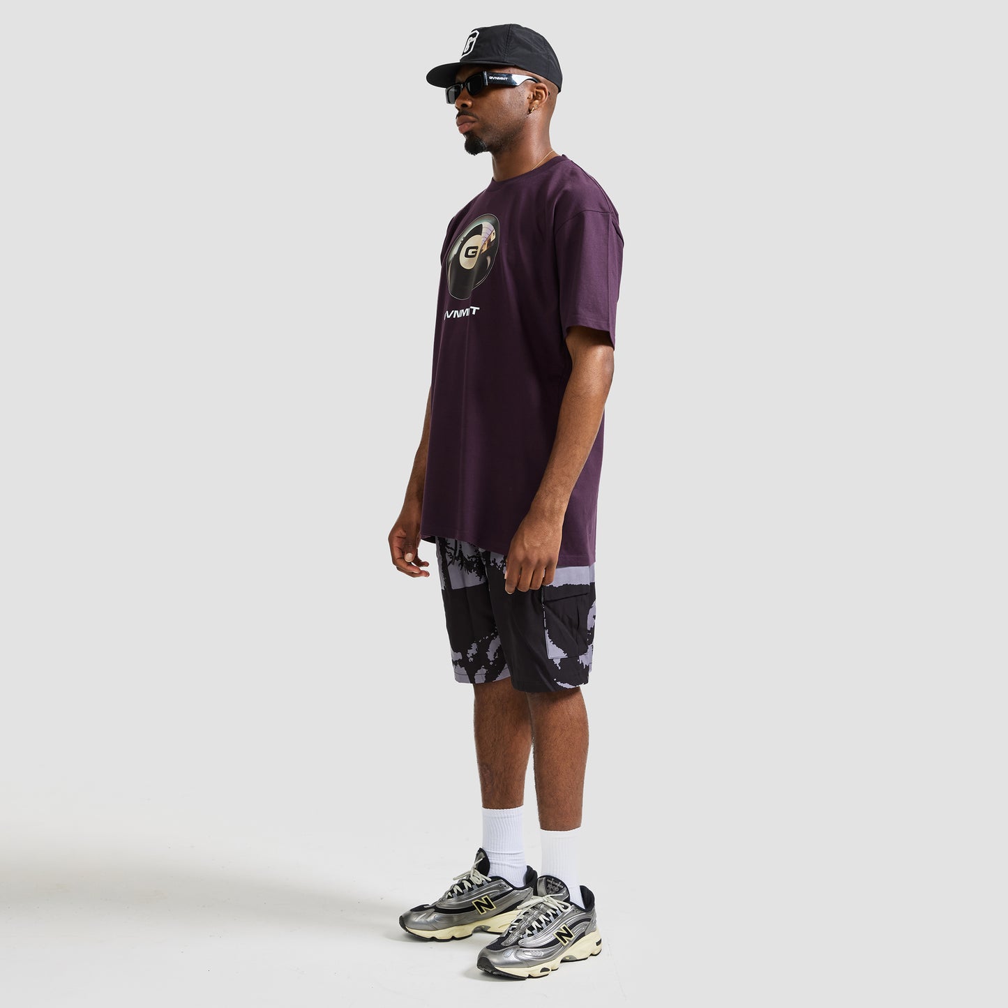 8 Ball Tee - Plum