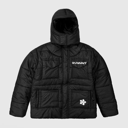 Armored Puffer Jacket 2 in 1 / Black
