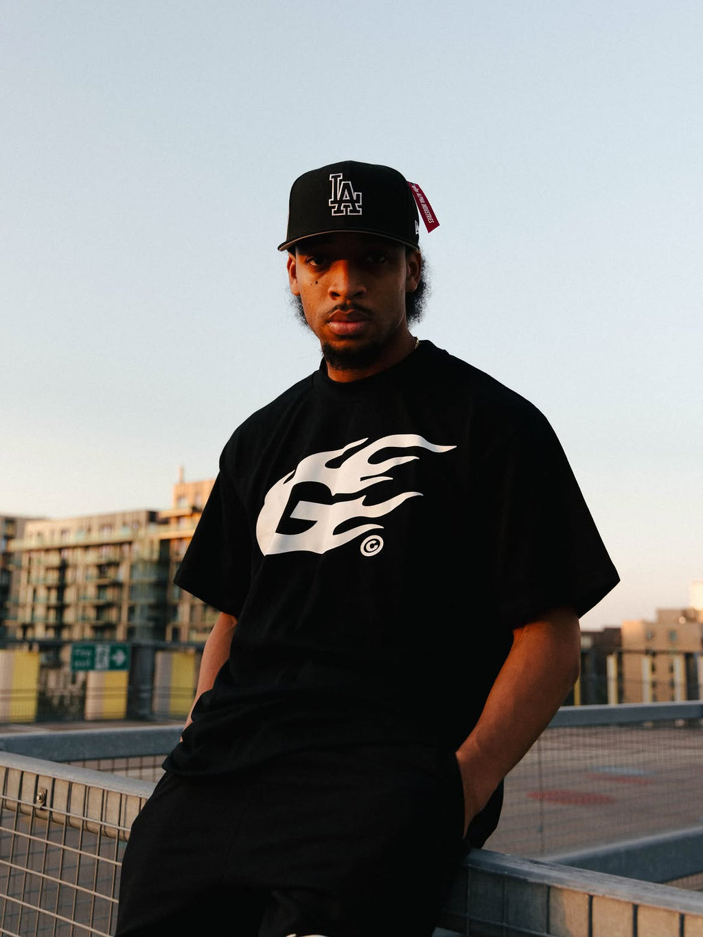 G Flames Tee - Black