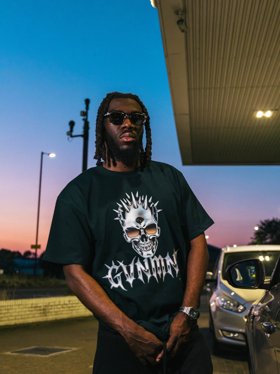 Metal Head Tee - Forest Green