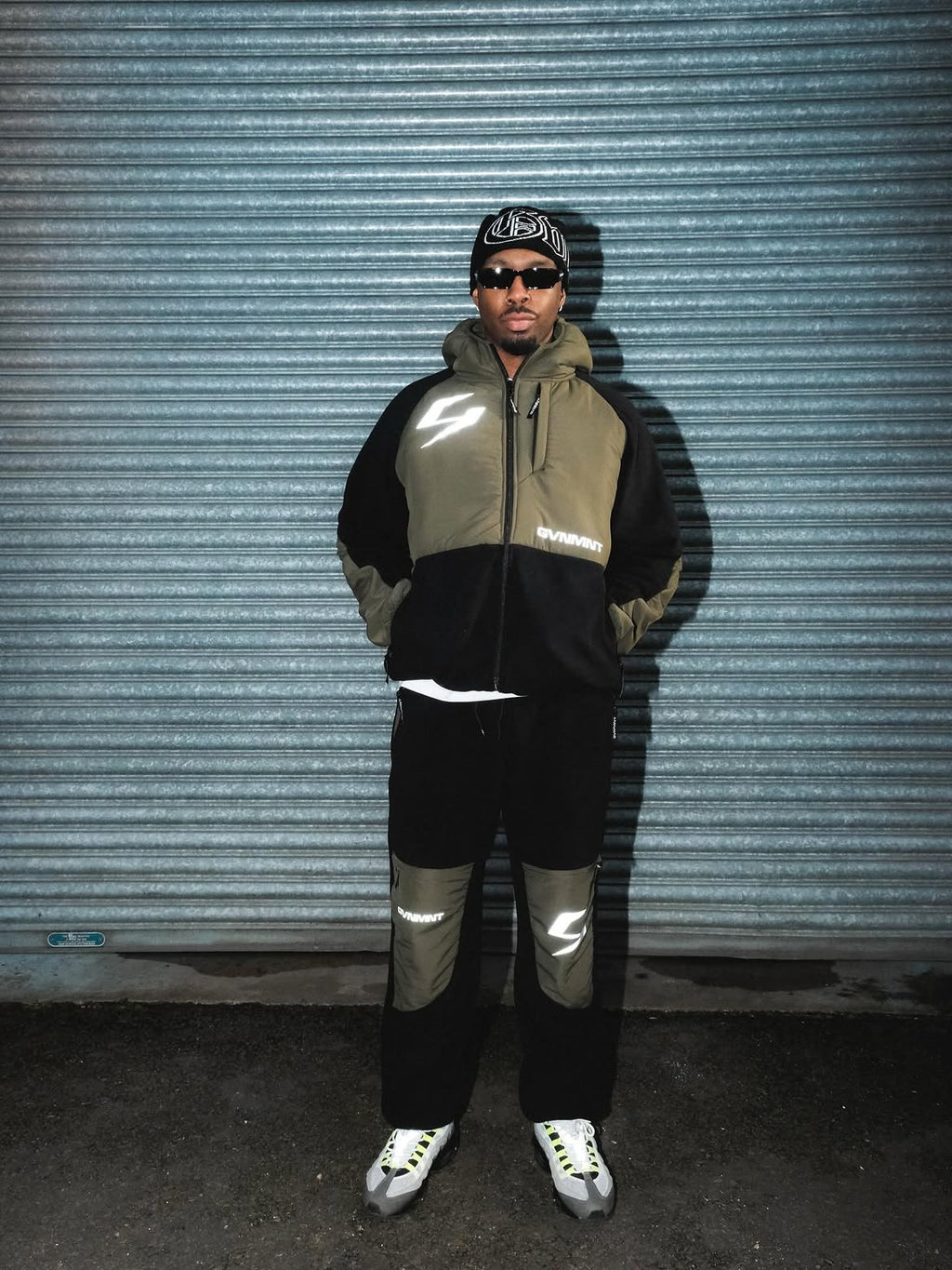 Sector Fleece Jacket - Olive / Black
