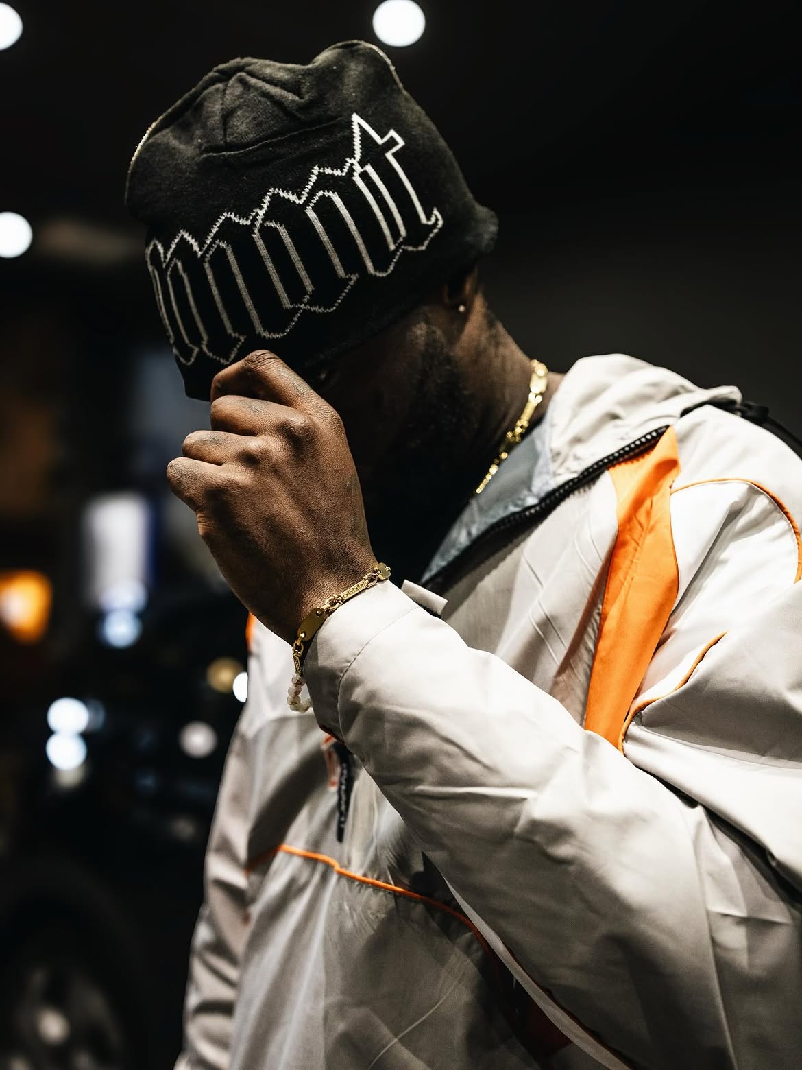 GVNMNT England Techsuit - Grey / Orange / White