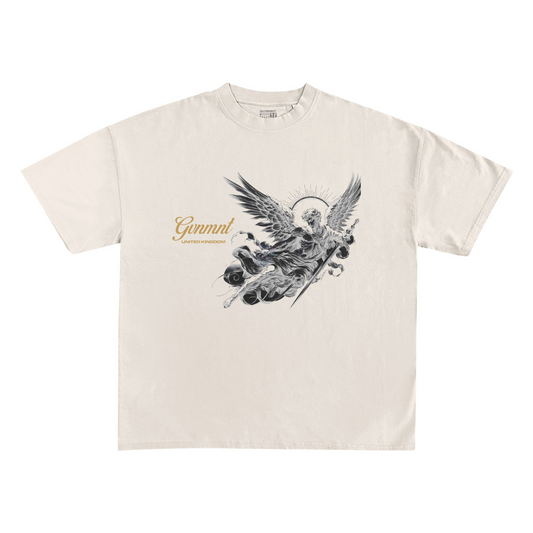 Spirit of GVNMNT Tee - Faded white