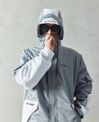 Frontline Hooded jacket - Grey / White