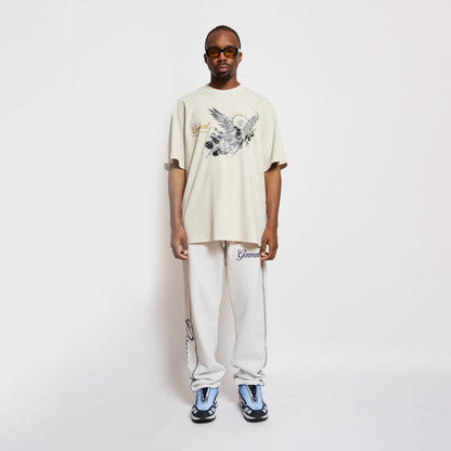 Spirit of GVNMNT Tee - Faded white