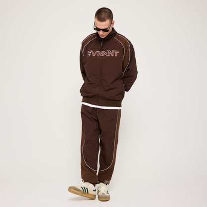 Chambers Track Top - Chocolate / Walnut