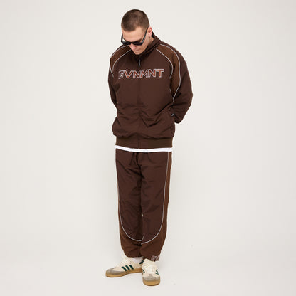 Chambers Track Top - Chocolate / Walnut