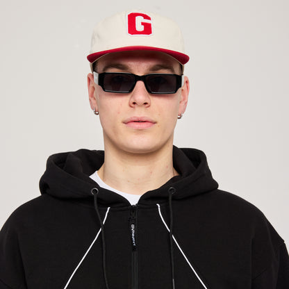 G Way Cap - Cream / Red