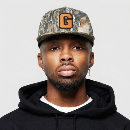 G Way Cap - Forest Camo / Orange