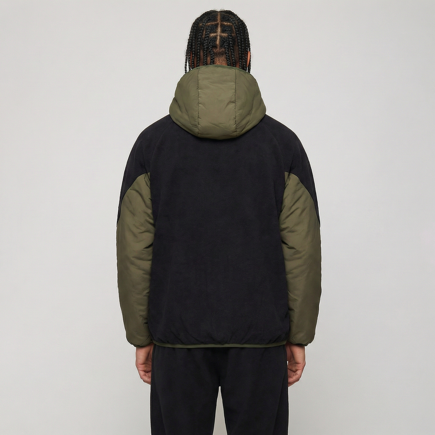 Sector Fleece Jacket - Olive / Black