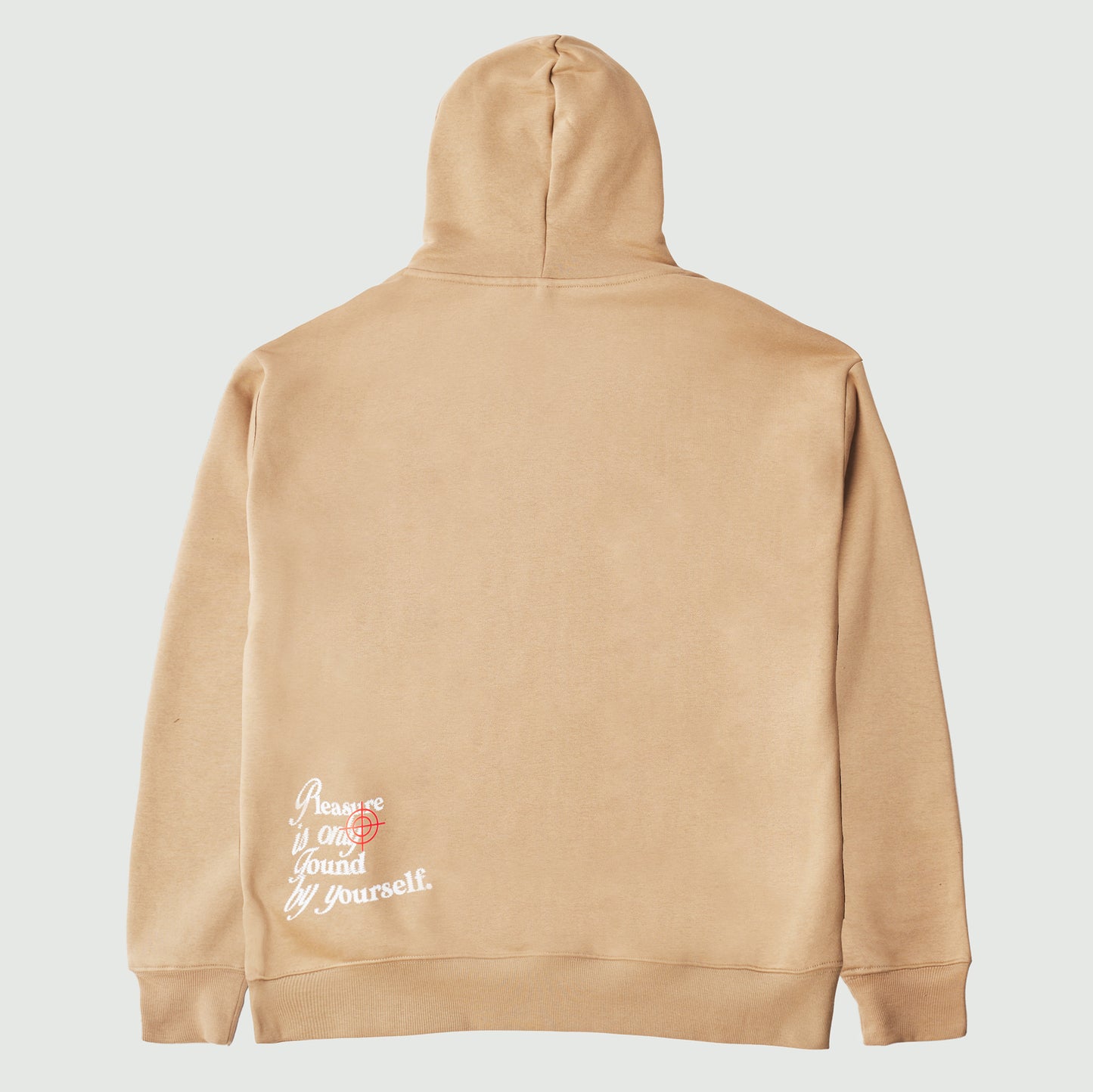 Pleasures in Self Hoodie - Tan - GVNMNT Clothing Co', European streetwear.