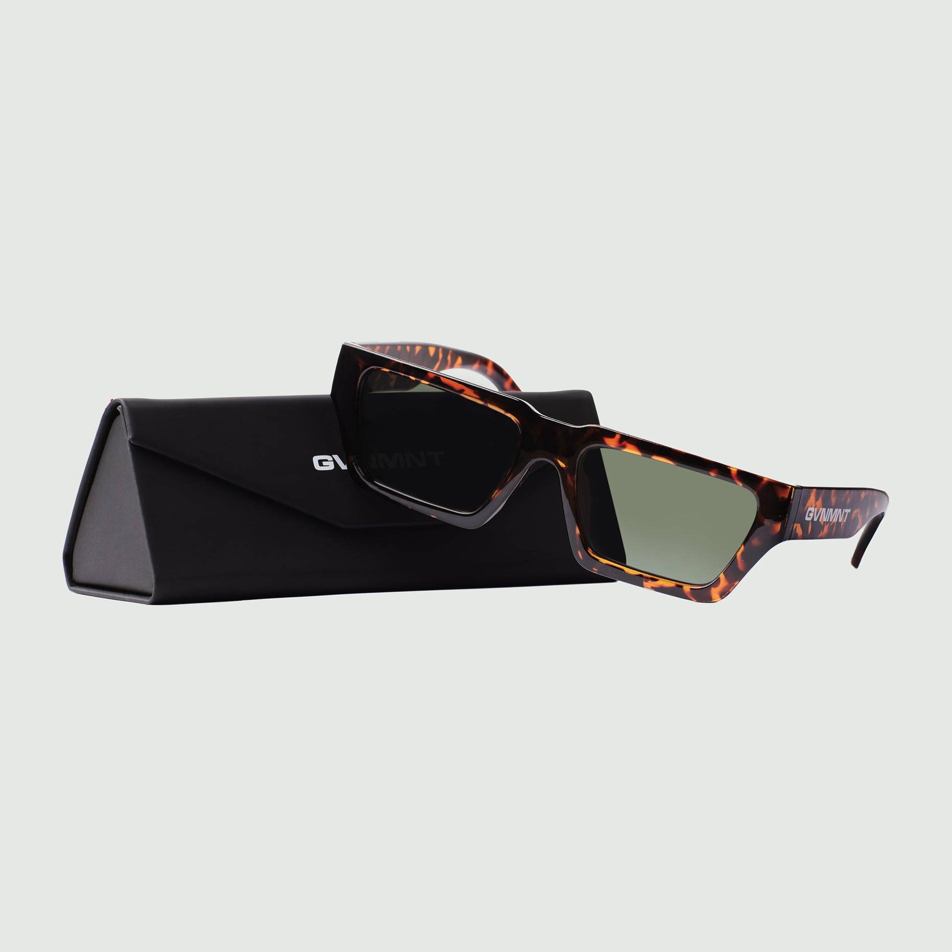 Quad Sunglasses - Tortoise shell - GVNMNT Clothing Co', European streetwear.