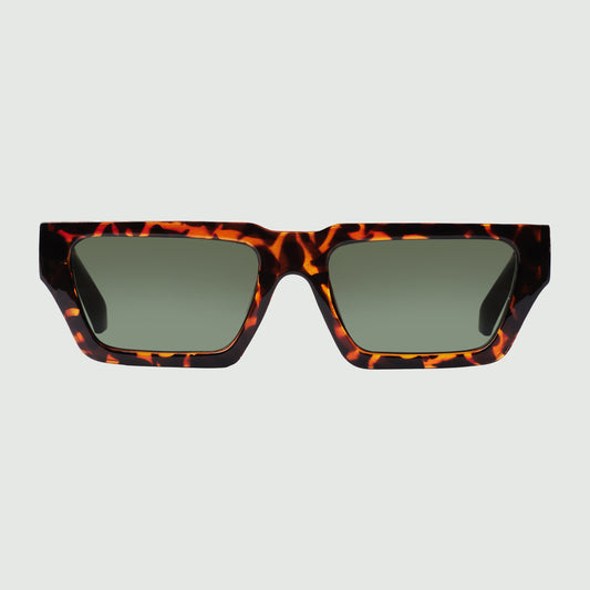 Quad Sunglasses - Tortoise shell - GVNMNT Clothing Co', European streetwear.