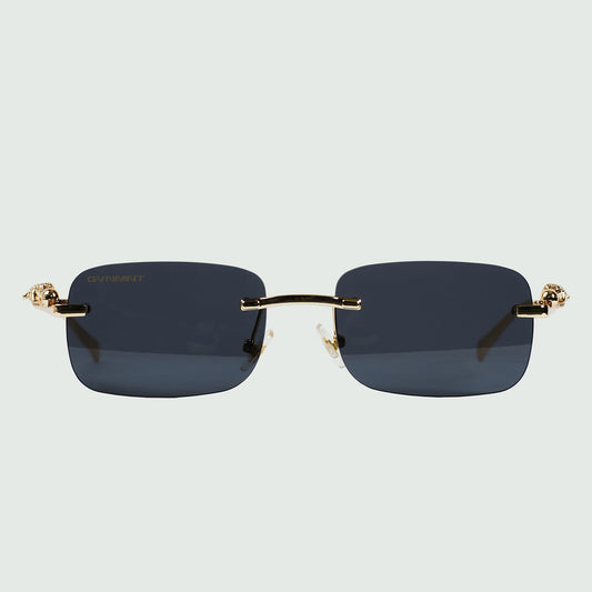 Panther Glasses - Gold / Black - GVNMNT Clothing Co', European streetwear.