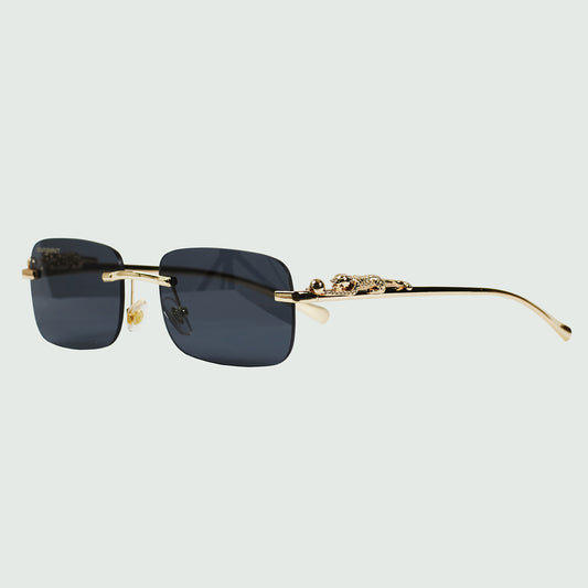 Panther Glasses - Gold / Black - GVNMNT Clothing Co', European streetwear.
