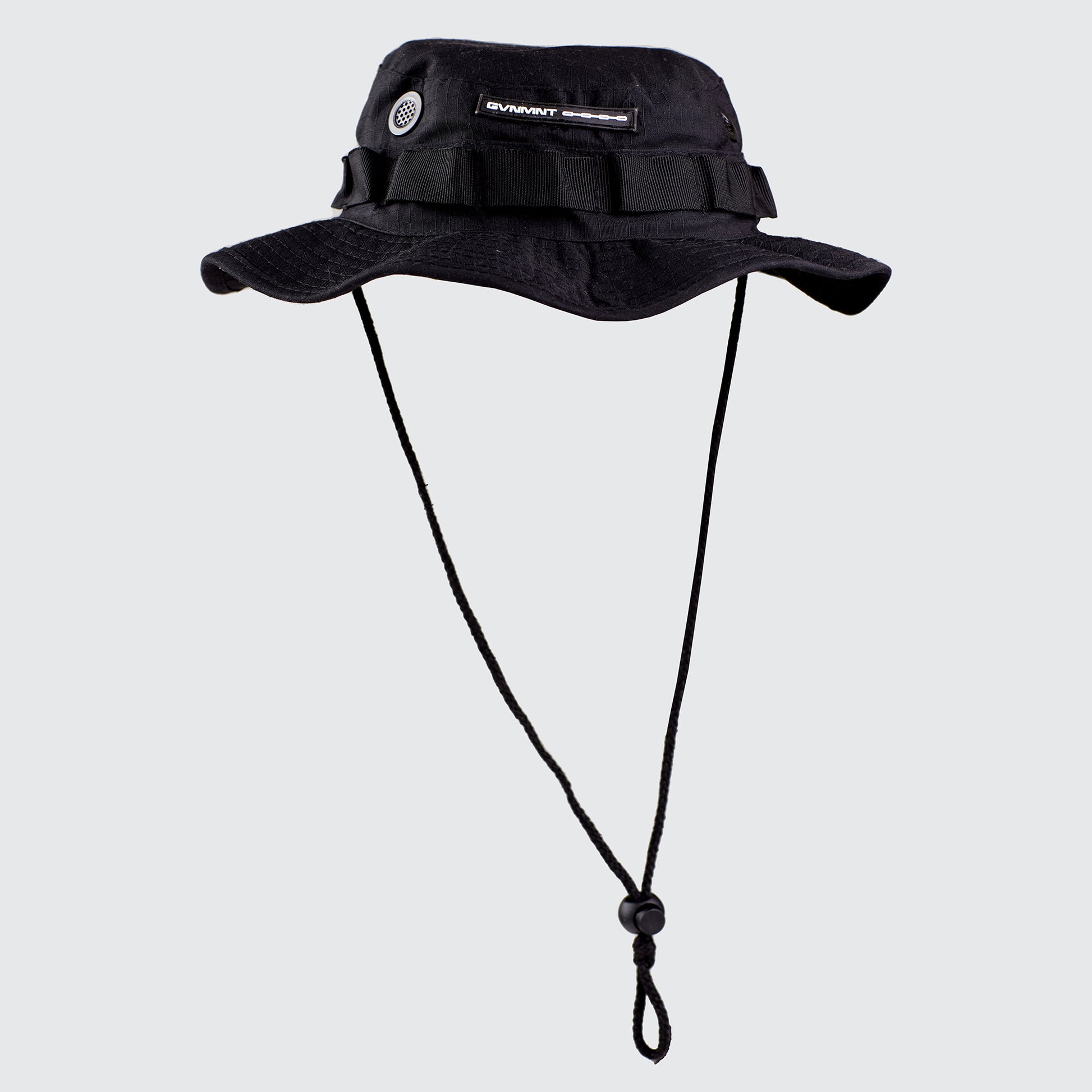 Boonie Hat - Black - GVNMNT Clothing Co', European streetwear.